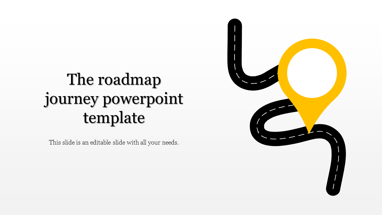 roadmap journey powerpoint template-The roadmap journey powerpoint template